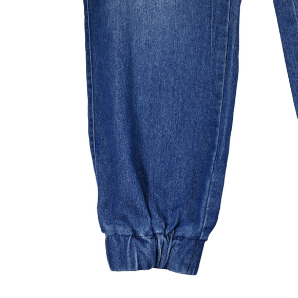 NWT Tinseltown Denim Jean Joggers Womens 3X Blue Drawstring - Picture 4 of 7